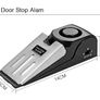 Wireless Door Stop Alarm System 125dB Loud Home Security Anti-Theft Door Block System Portable Doorstop Preasure Alarm Image 2