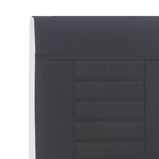 Cantilever Dining Chairs 2 pcs Black Fabric