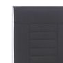 Cantilever Dining Chairs 2 pcs Black Fabric Image 6