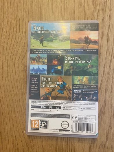 The Legend of Zelda Breath of the Wild Nintendo Switch game