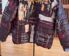 Jean Michel Basquiat x Members Only Puffer Jacket XL Like New