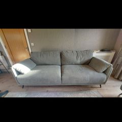 2 and 3 seater Green fabric sofa set