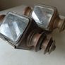 Pair antique Bleriot Car Lamps Image 5