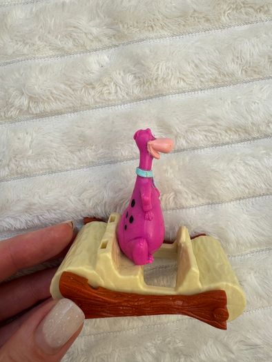 Burger King The Flintstones Rollers 1993 Pt 4 Dino Part is Missing Approx. 8 cm. Used Please see photos