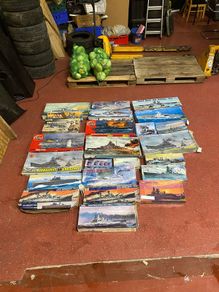 Huge lot of Vintage Model Trains | Boats and Tanks