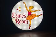 Custom Name Girls room Lightbox