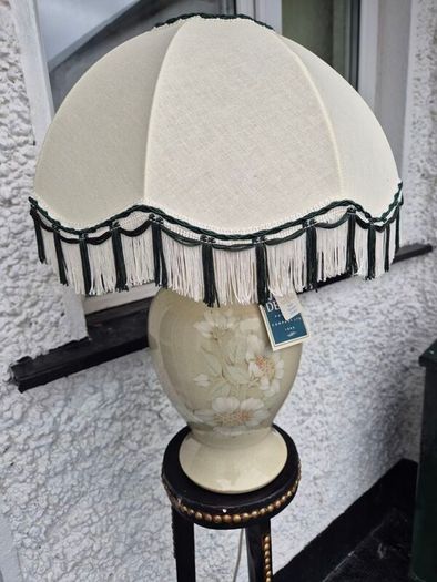 New old Stock Denby Stoneware 1980s certified Table lamp by Denby handthrown by David Williams Midcentury new used