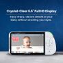 Babysense Full HD Split-Screen Baby Monitor with 1 PTZ Camera, Two-Way Talk, 6-Color Night Light, 5000mAh Battery, Long Range, 4x Zoom, and Crystal-Clear Audio Image 4