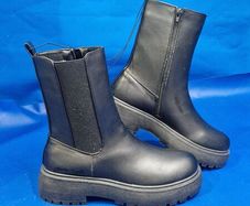 New Look Chunky Platform Chelsea Boots  Black  Size UK 4 / EU 37 Brand New