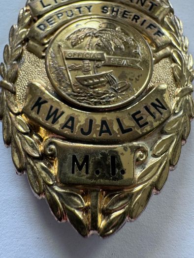 Genuine Rare Lieutenant Deputy Sheriff Badge