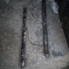 Antique Irish Wooden Threshing Flail