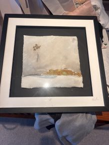 Porcelain ceramic art framed