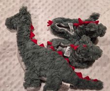 Marks and Spencer dino slipper size 6 (23) and soft toy set