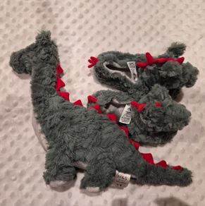 Marks and Spencer dino slipper size 6 (23) and soft toy set