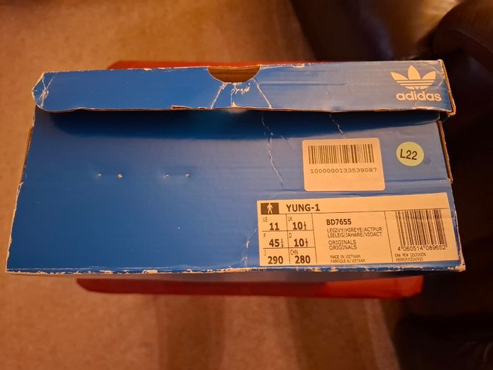 Adidas Yung-1 UK10.5 - EU45 1/3 - Trainers - New in Box