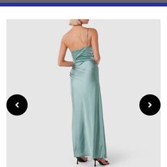 Forever New Kelly One Shoulder Satin Maxi Dress