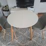 White RoundTable & Chairs Image 2
