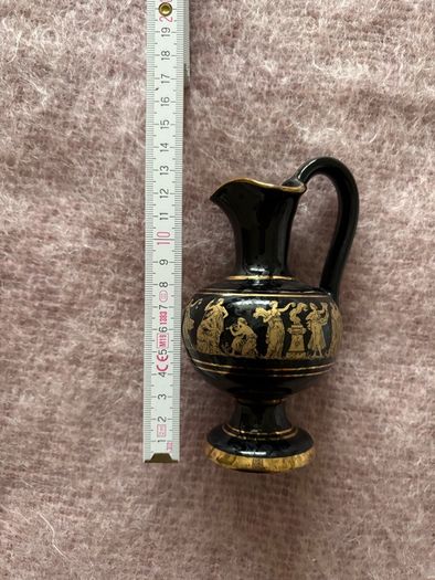 Spathas Keramix Jug/Vase - Handmade in Greece with 24K Gold
