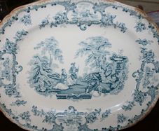 Antique plate (13"x11")