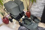 Bugaboo Donkey 5 in black or Forrest green
