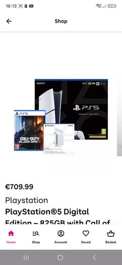 PS5 with new disc attachment