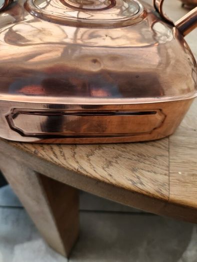 Antique brass kettle