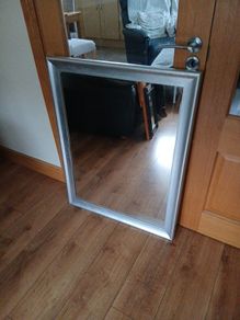 Large Silver mirror