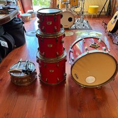 Vintage 5 x Piece Tama Swingstar Drumkit 1980's Including Snare Stand
