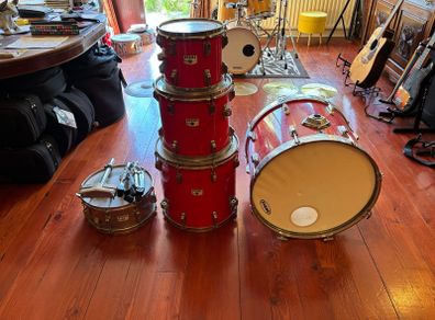 Vintage 5 x Piece Tama Swingstar Drumkit 1980's Including Snare Stand