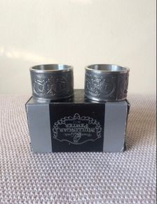 Mullingar Pewter napkin rings