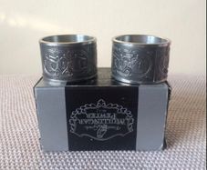 Mullingar Pewter napkin rings