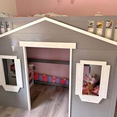 Kids bulk house bed loft