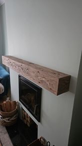 Over Fireplace Beam