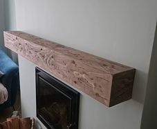 Over Fireplace Beam