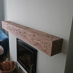 Over Fireplace Beam