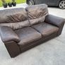 couch 2 seater 1 seater leather Image 3