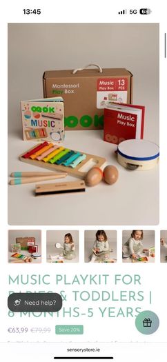 Music Play Box Montessori Play box