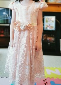 Efran Dream pink lace dress SIZE 7-8yrs