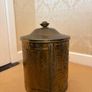 Victorian embossed brass coal scuttle Image 3