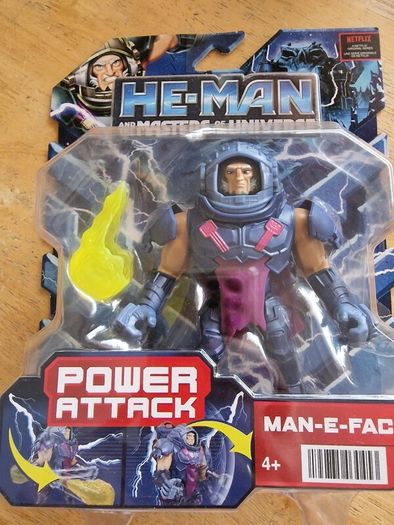 BRAND NEW He Man & The Masters of the Universe Power Attack Man E Faces Action Figure