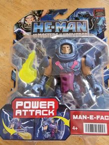 BRAND NEW He Man & The Masters of the Universe Power Attack Man E Faces Action Figure