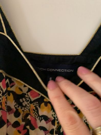 vintage y2k French connection maxi dress