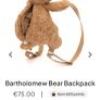 New JELLYCAT Bartholomew Bear Backpack Image 2