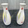 A beautiful matching pair on BAY keramic vases c1960 Image 3