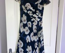 Fenn Wright Manson dress navy and white