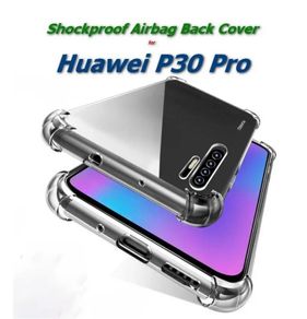 Clear Silicone Case For HUAWEI P30 PRO Shockproof Back Cover TPU