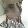 River Island Striped Top with Shoulder Pads - Size 6 Image 4