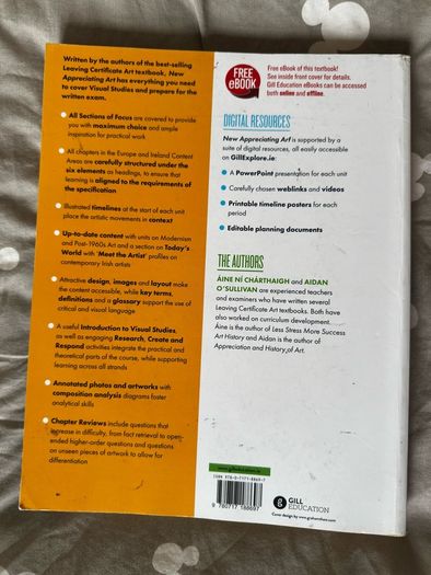 New Appreciating Art - Leaving Cert Art Textbook (Gill)