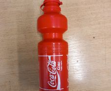 Coca Cola bicycle water bottle 1988 from tour de France  great gift present made in France very strong plastic vintage antique drinks