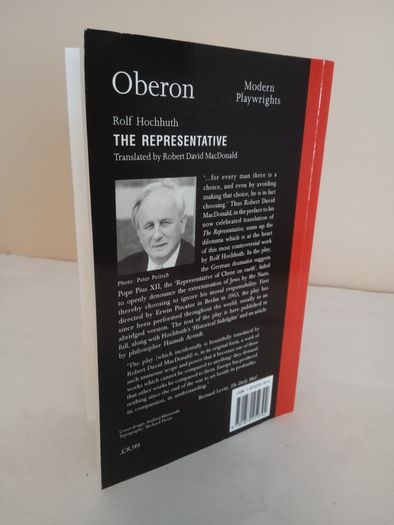 The Representative: A Christian Tragedy by Rolf Hochhuth. Translated by Robert David MacDonald (GT187)